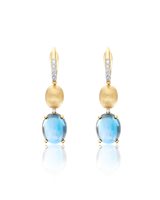 Orecchini Nanis Donna Dancing Azure in Oro giallo Topazio 6 Ct OS24-597 - OS24-597